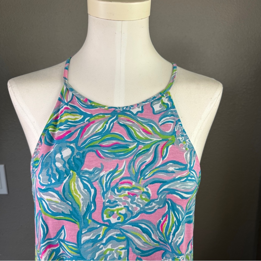 Lilly Pulitzer Margot Swing Dress Pelican Pink Off The Scales Size Small - Picture 6 of 12
